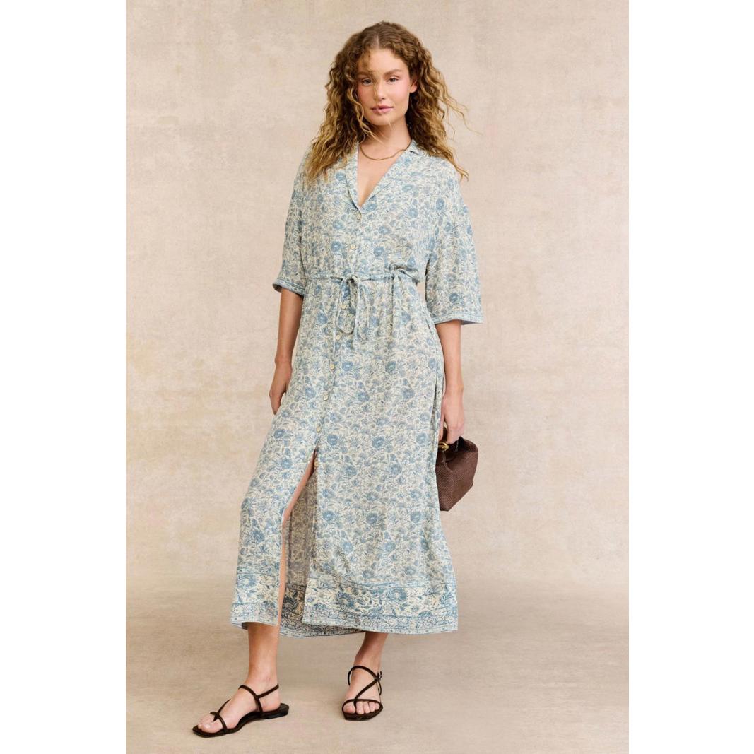 Faherty Brand Blue Island Dress Size Xl